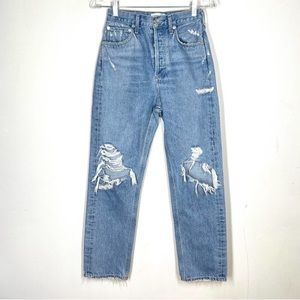 Agolde 90's Mid Rise Loose Fit Jeans Sz 24
